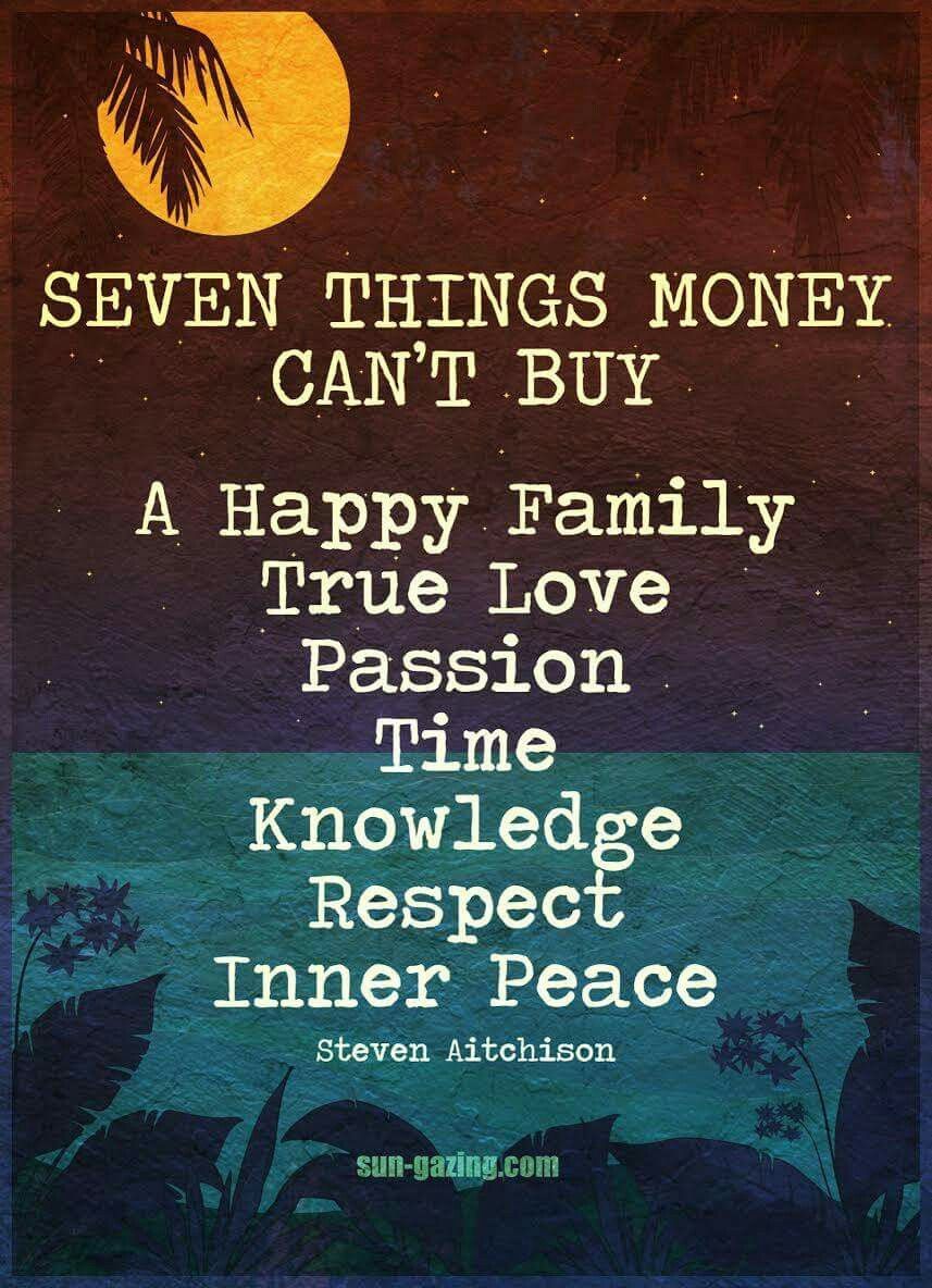 15 things money can't buy